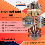 CHO THUÊ KHO KỆ NGAY GẦN CẦU VƯỢT SÓNG THẦN 1